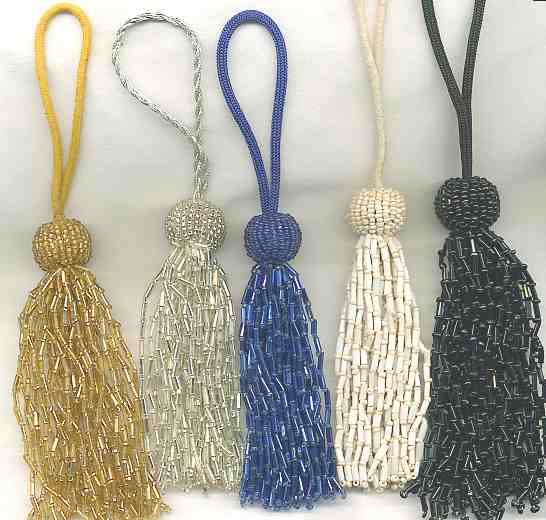 Glass Bead Tassels