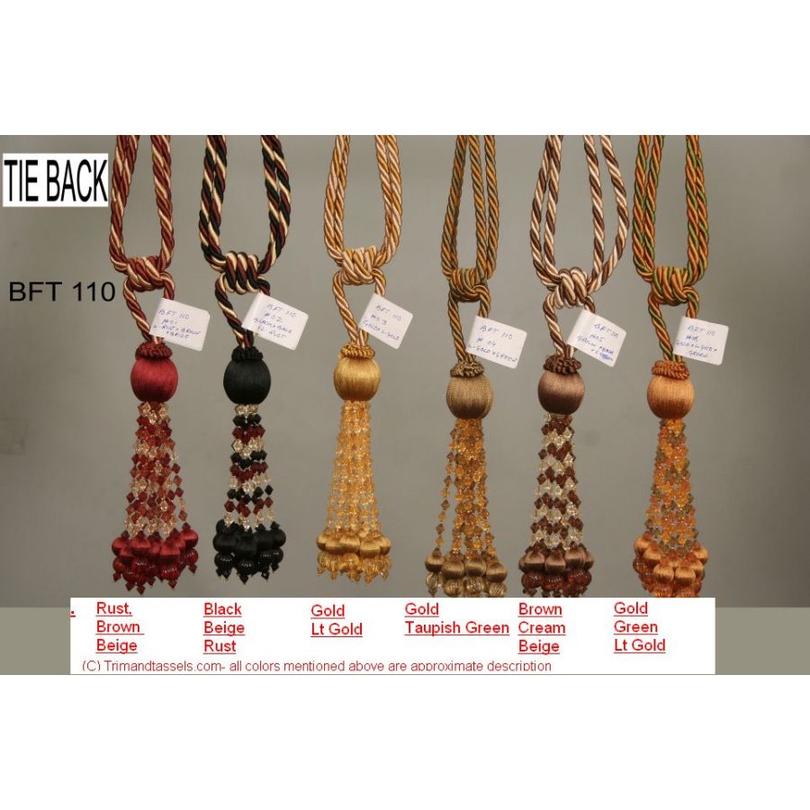 Clearance - Curtain Tie Backs - BFT110