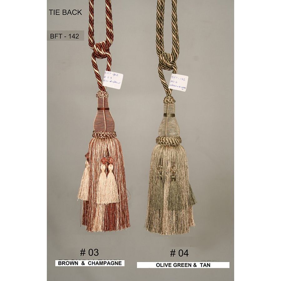 Clearance - Curtain Tie Backs - BFT142