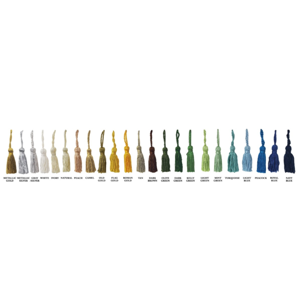 Chainette Bookmark Tassel: 4 inch loop (Pack of 25)