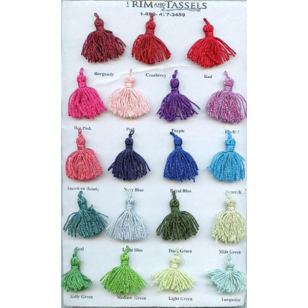 Elastic Loop Tassel: 8 inch loop (25/pack)
