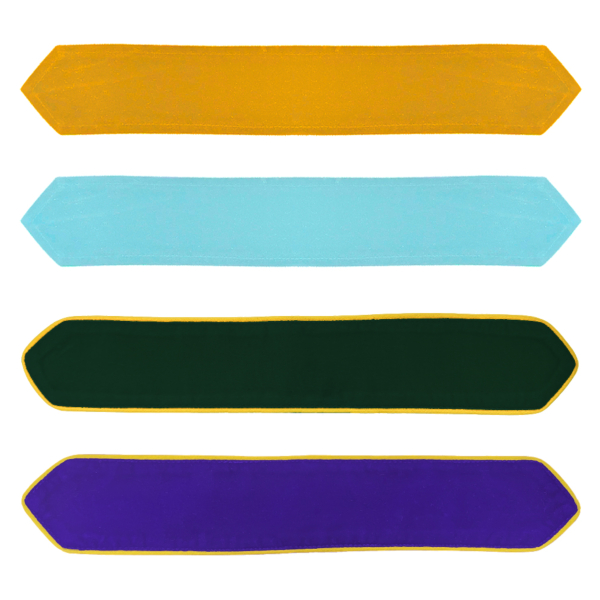 Custom Velvet Chevrons for Gowns