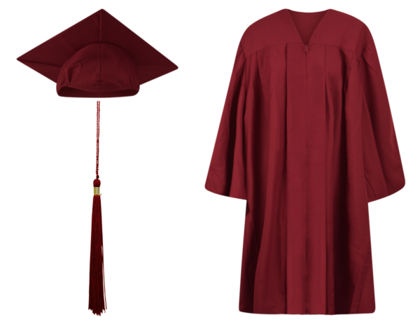 Pre-K / Kindergarten Cap, Gown and Tassel Set: Matte Finish