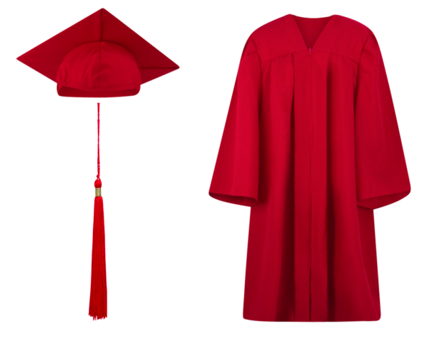 Pre-K / Kindergarten Cap, Gown and Tassel Set: Matte Finish