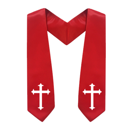 Custom Cross Printed Stole