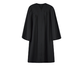 Gown Only : (Non Shiny) Matte Finish