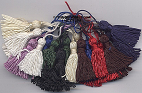 Chainette Bookmark Tassel - Assorted: 2.5 inch loop (Pack of 25)