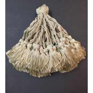 Chainette Bookmark Tassel - Light Tan: 4 inch loop (Pack of 100)