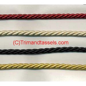Solid Cord: 3/8 inch diameter (10 yards)