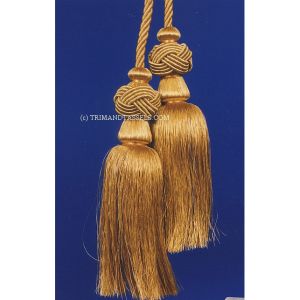 T8 Chair Tie: 8 inch Tassesl with 34 inch cording