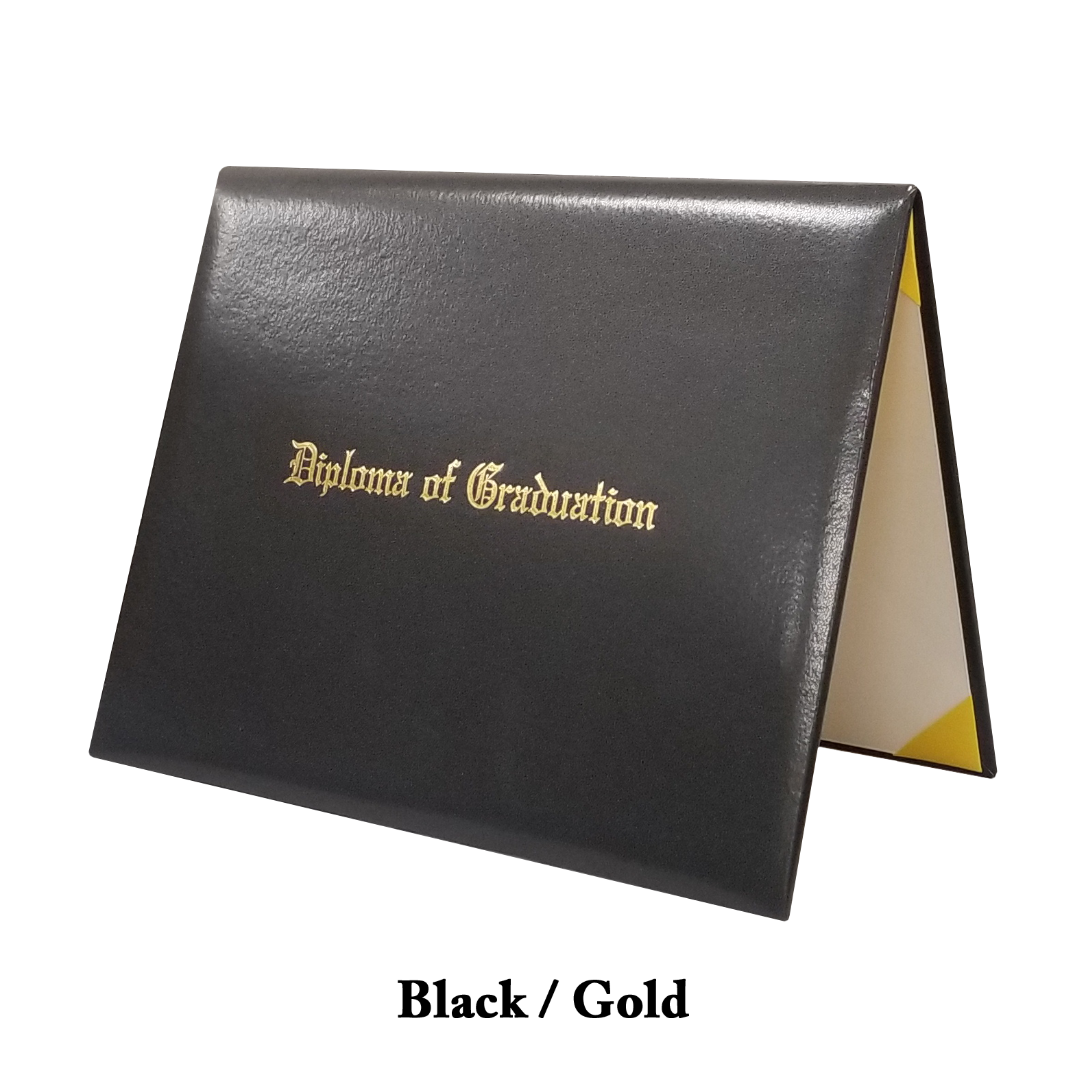 Black Outside / Gold Inside Stamped 