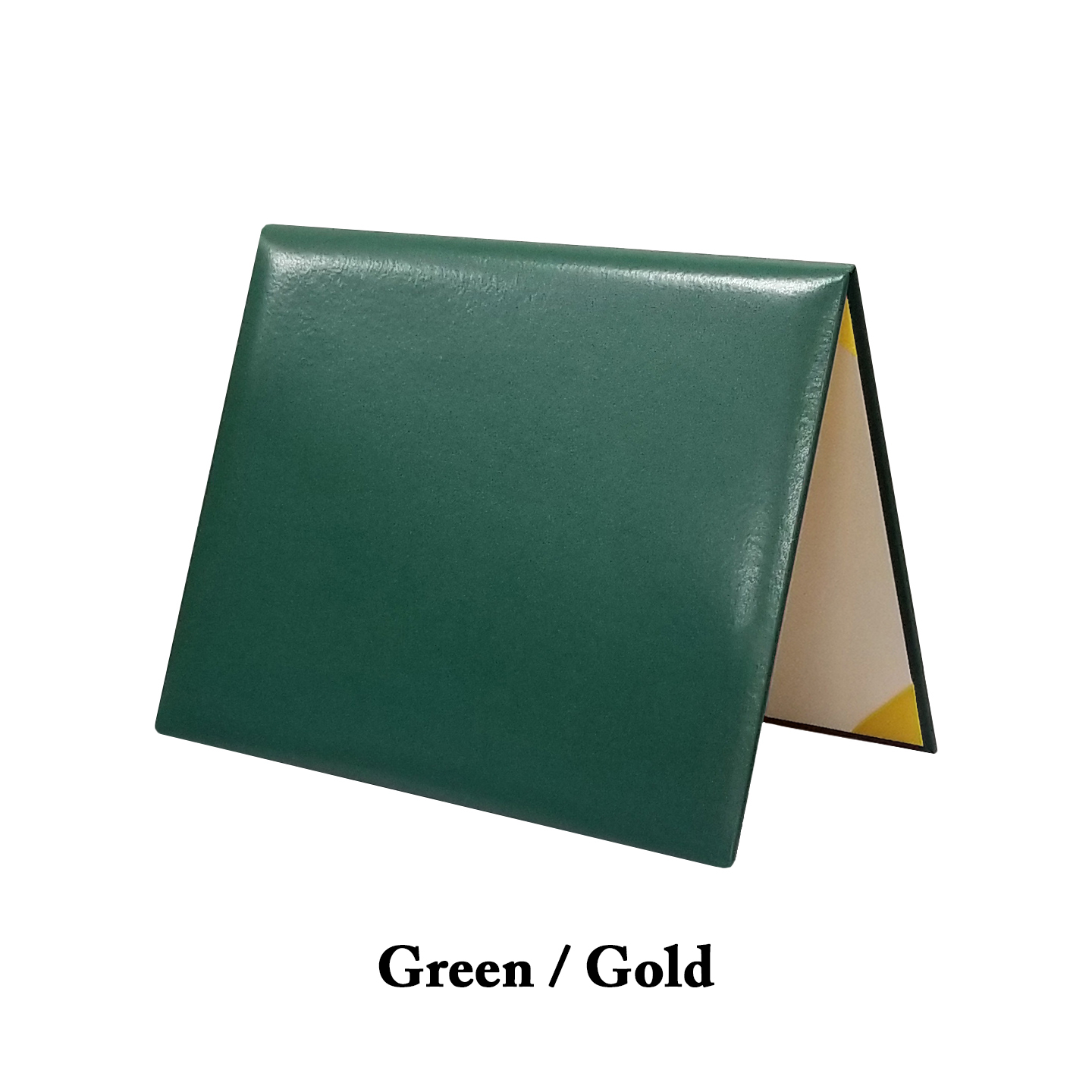 Dark Green Outside / Gold Inside 